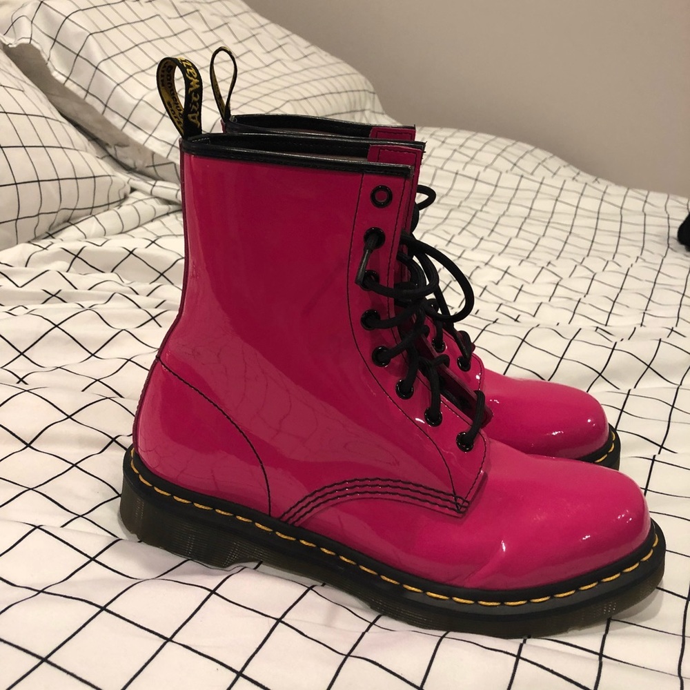 Hot Pink New Doc Martens